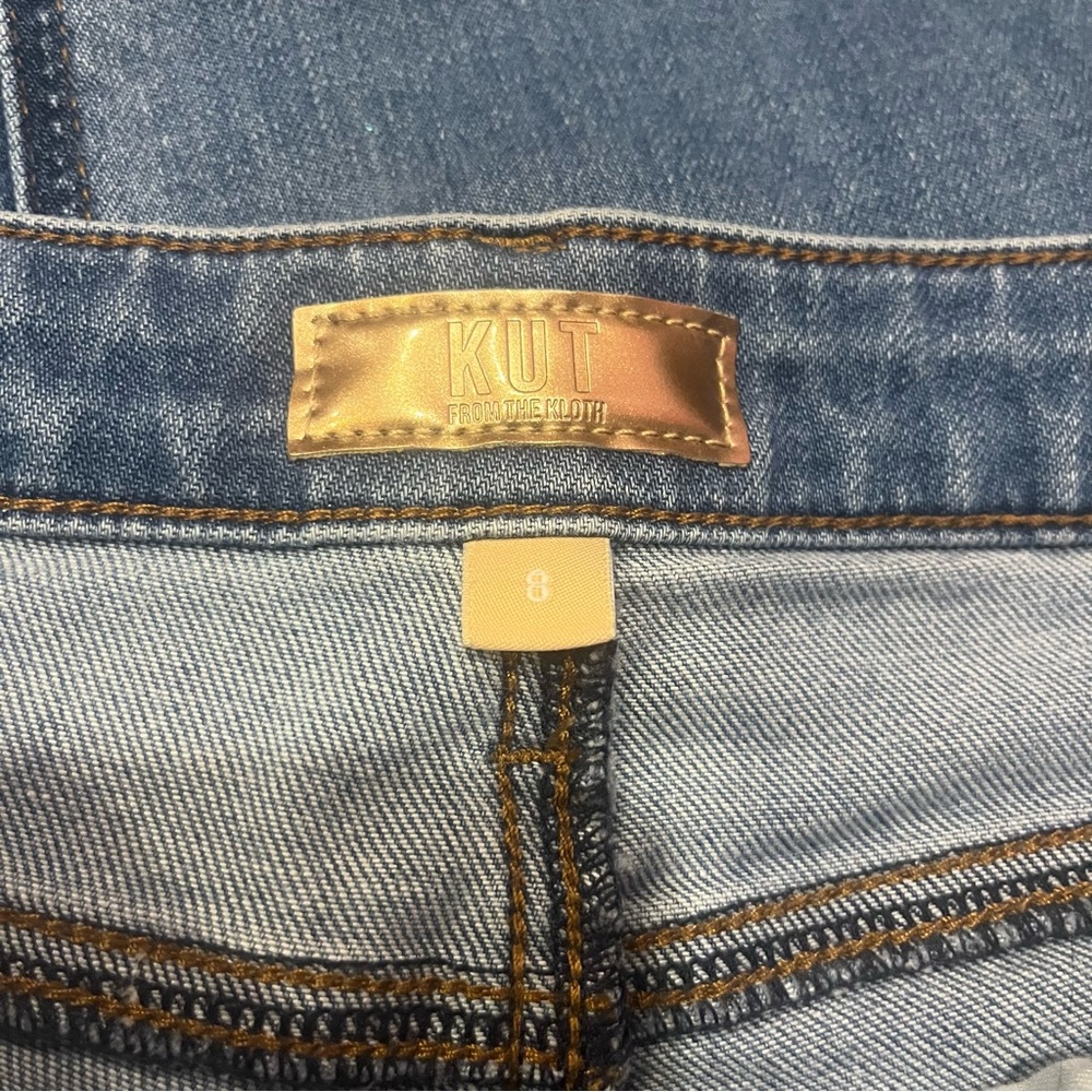 Kut from the Kloth Kelsey Ankle Flare Jeans Size 8 - Picture 4 of 8